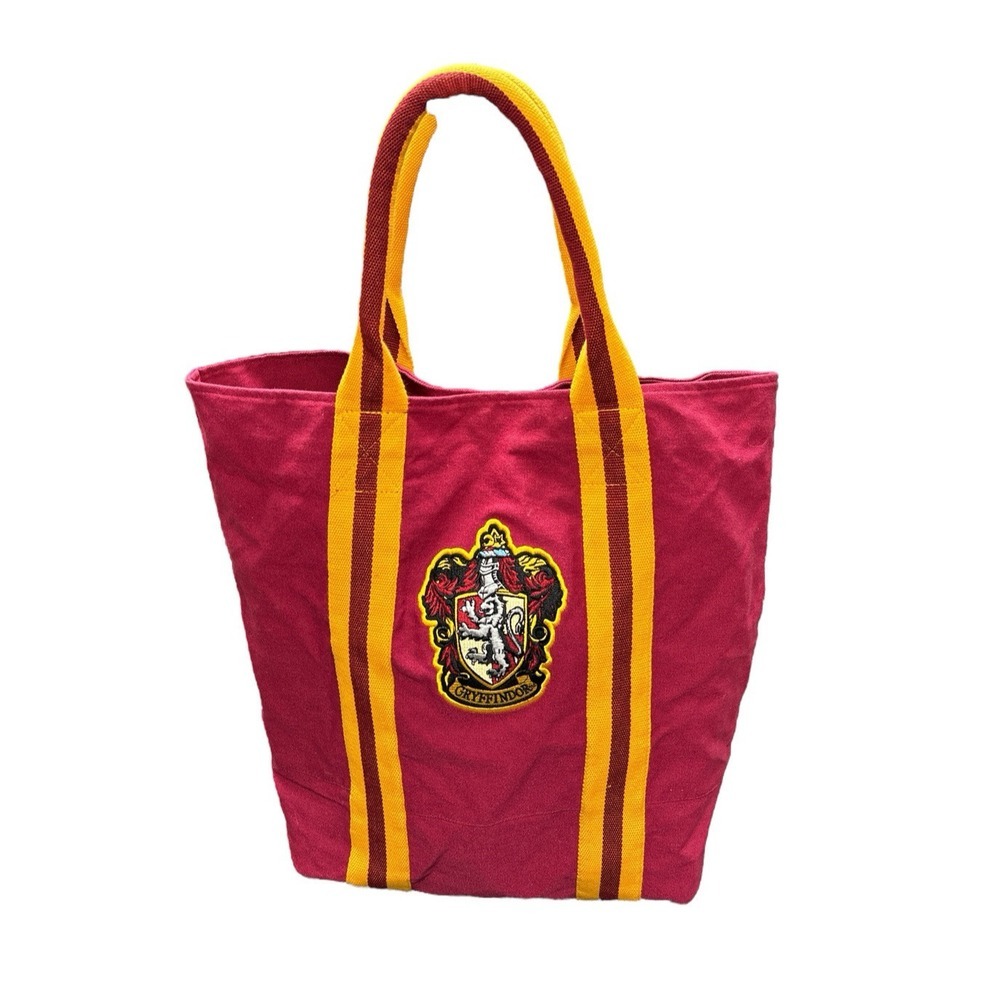 Gryffindor Canvas‎ Tote Bag Crest Embroidery Wizarding World Harry Potter